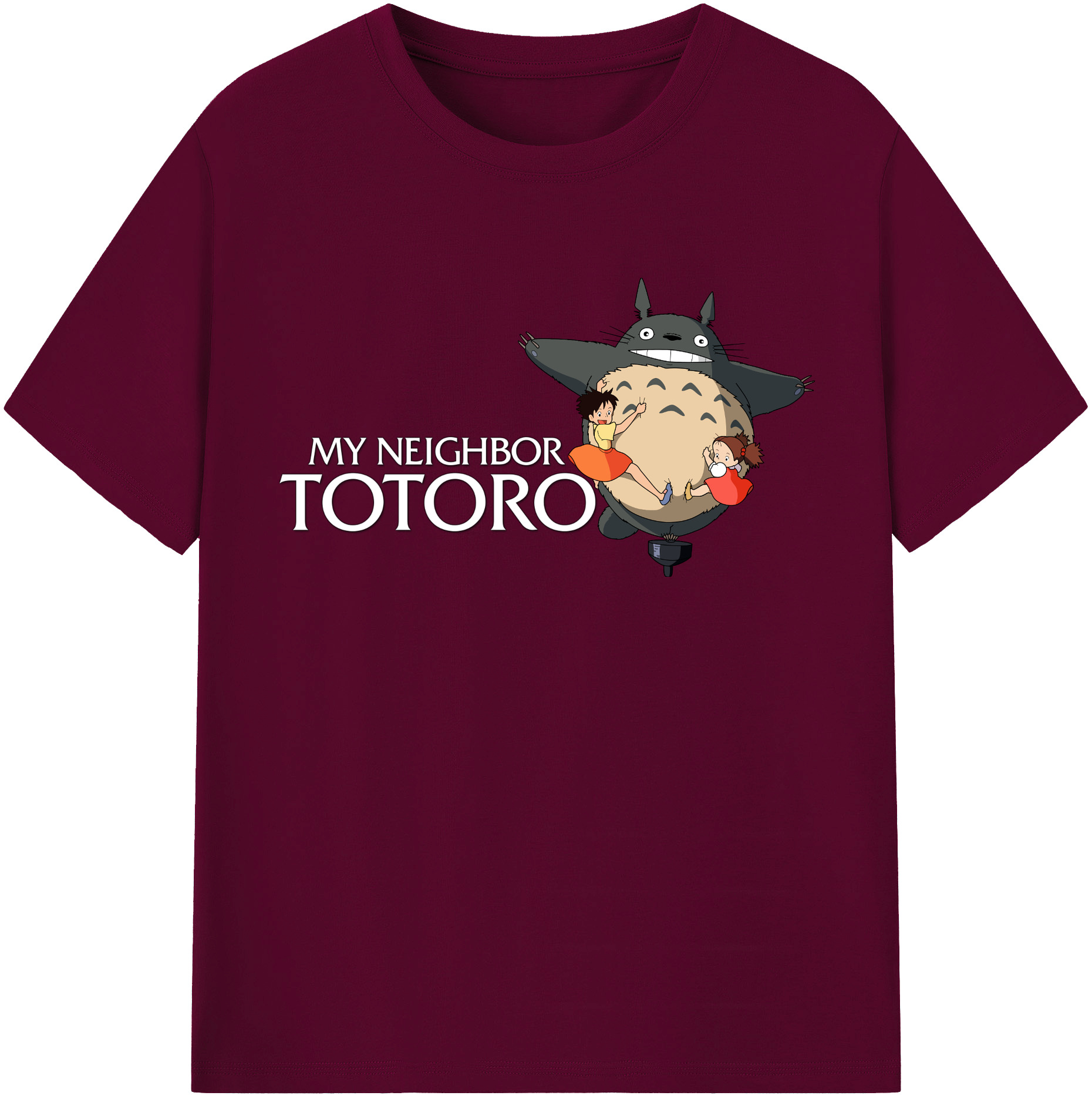（画像用） となりのトトロ 草壁メイ 草壁サツキ My Neighbor Totoro Satsuki Kusakabe Mei Kusakabe レディースカジュアルプリントTシャツ（綿100％）